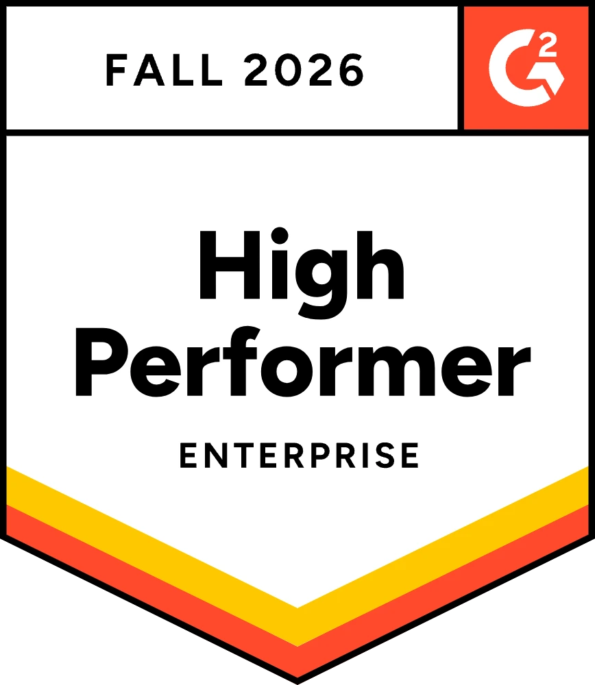 G2 High Performer, Enterprise — Fall 2026