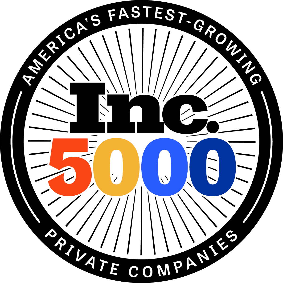 The Inc. 5000 medallion for America's fastest-growing private companies.