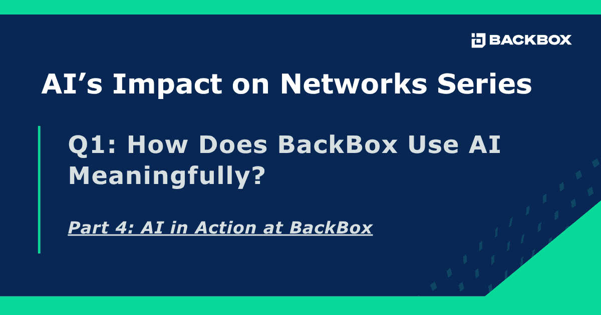 How Does BackBox Use AI Meaningfully cover image