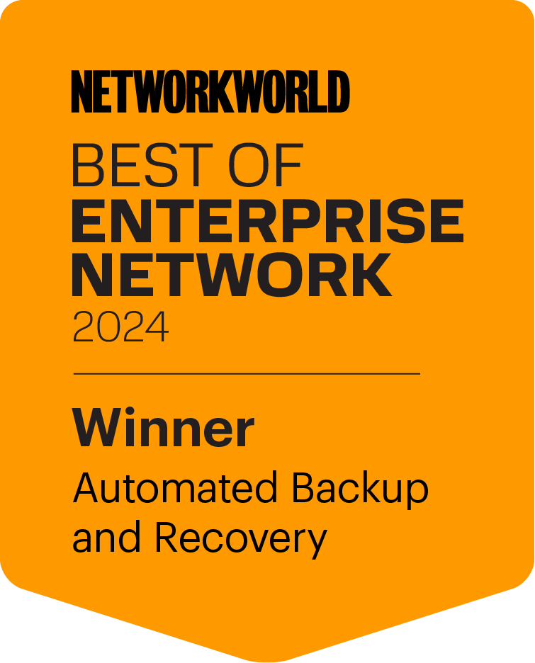 Network World Best of Enterprise Network 2024 — Automated Backup and Recovery