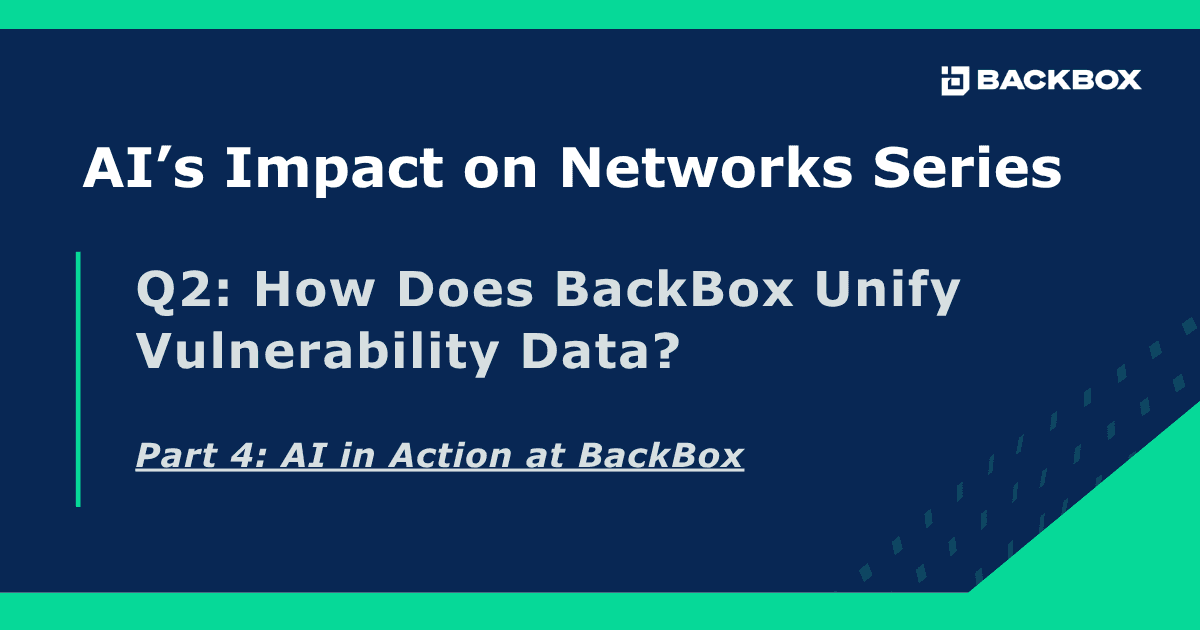 How Does BackBox Unify Vulnerability Data cover image