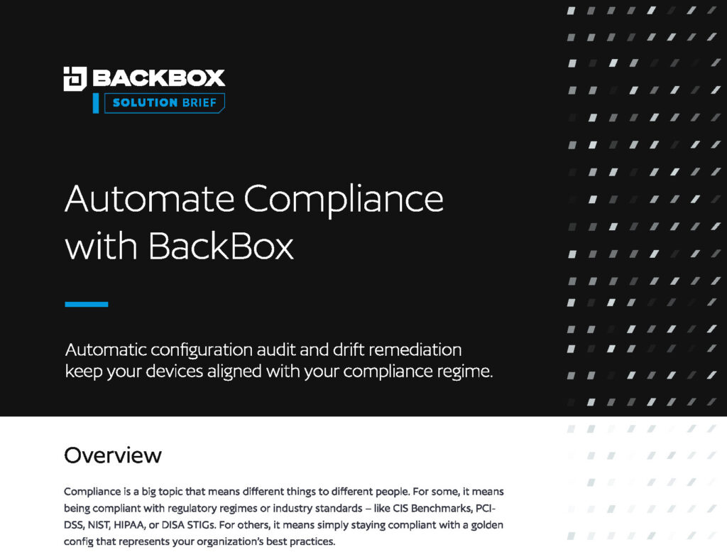 automate compliance backbox solution brief thumbnail