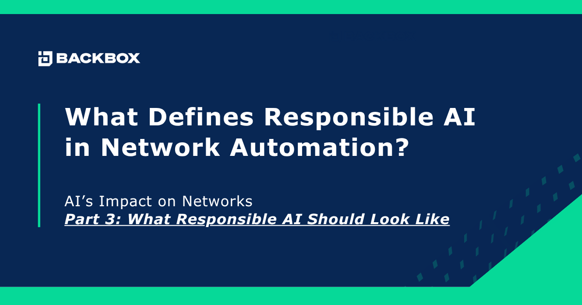 What Defines Responsible AI in Network Automation? cover image