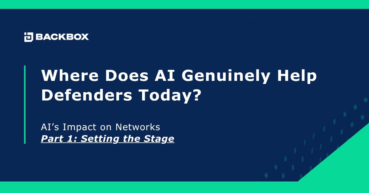 Where Does AI Genuinely Help Defenders Today graphic