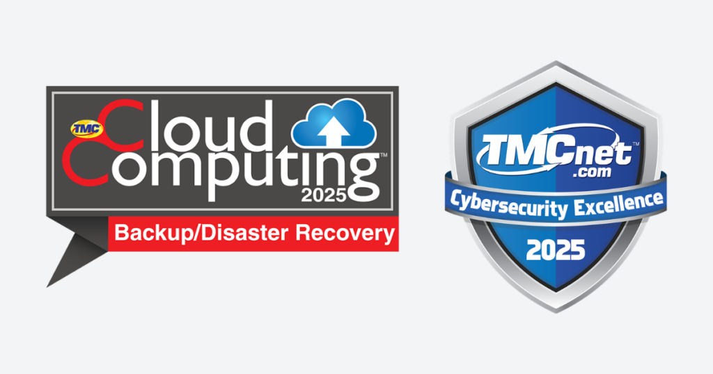 BackBox 2025 award from TMC for Excellence in Cybersecurity, Backup and Disaster Recovery