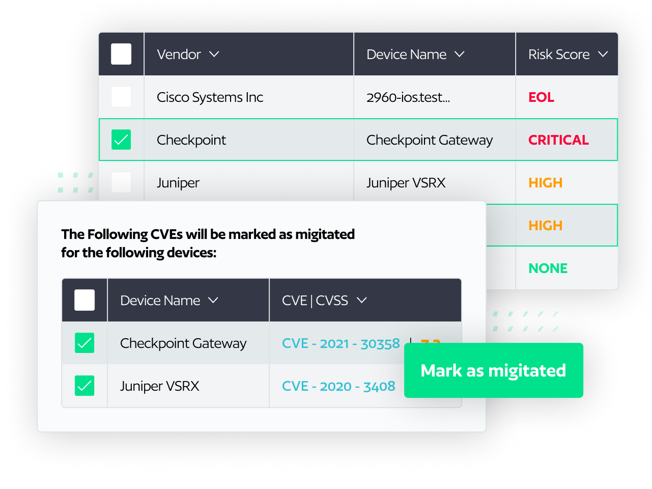 Whats New - 1 - Identify & Track Open vs. Mitigated CVEs@2x