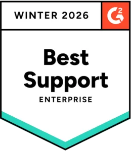 G2 Best Support winter 2026 badge