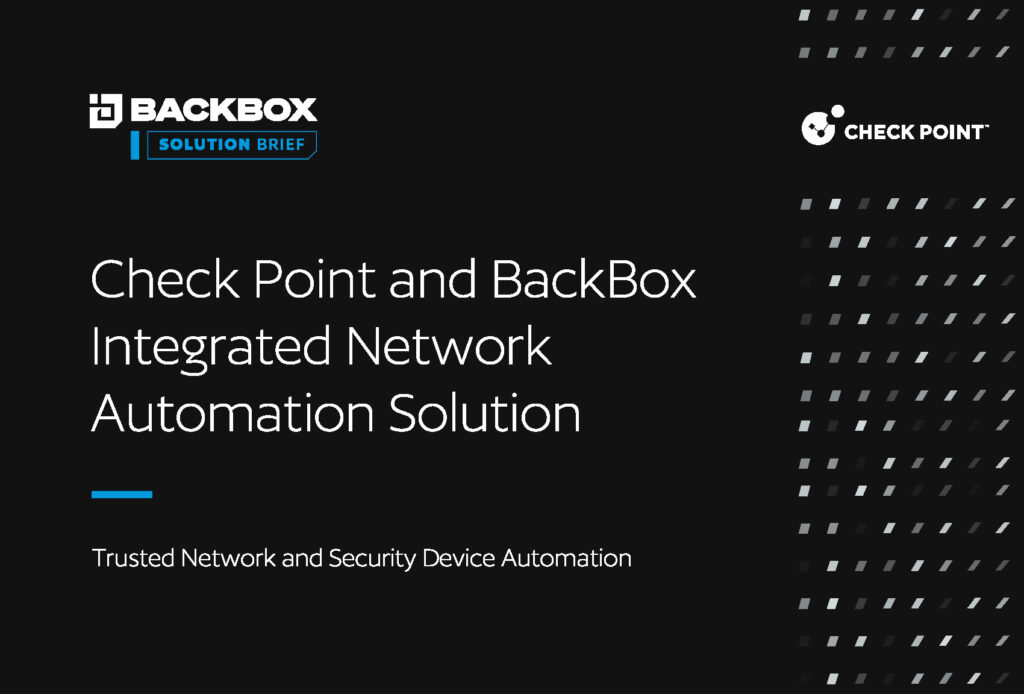 check point backbox joint solution brief