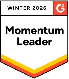 G2 Momentum Leader winter 2026 badge